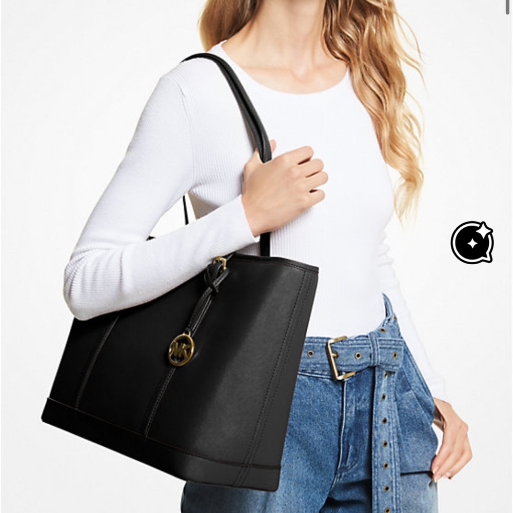 Michael Kors Jet Set Travel Large Saffiano Leather Tote Bag